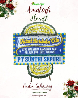 Papan Bunga Duka di Pagedangan Udik